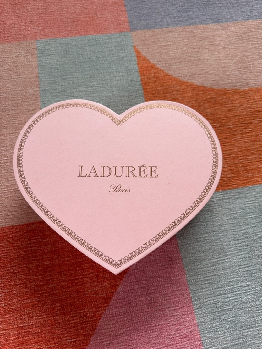 Ladurée RARE Heart Box in Pale Pink